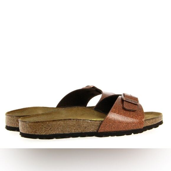 Birkenstock NWT Madrid Birkoflor Magic Galaxy Bronze Size 43 - Picture 4 of 10